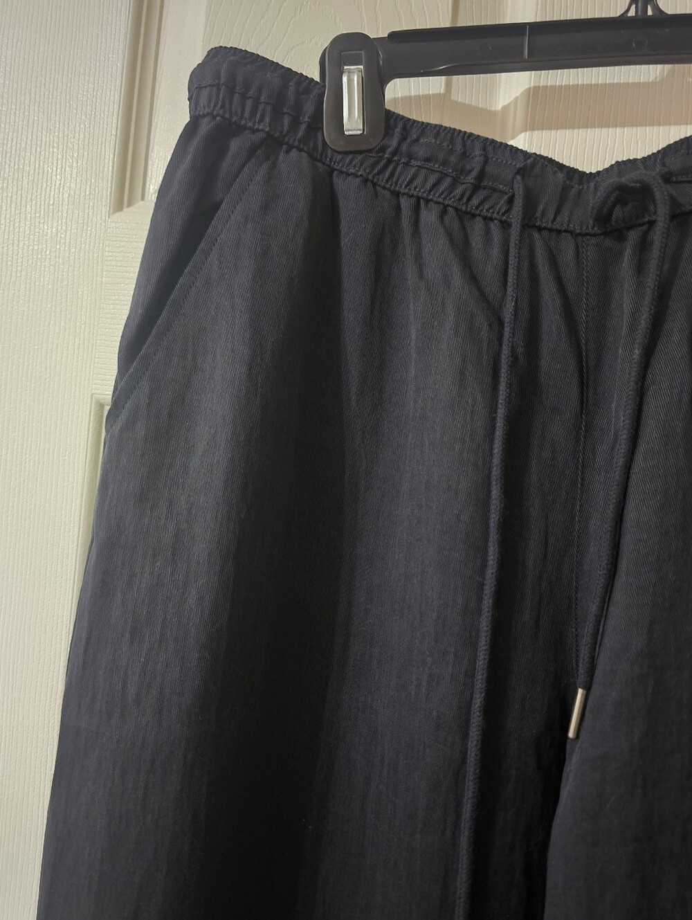 Calypso St. Barth Wide Leg Flowy Soft Lyocell Stretch Waist Loose Pull On Pants. - Picture 4 of 11